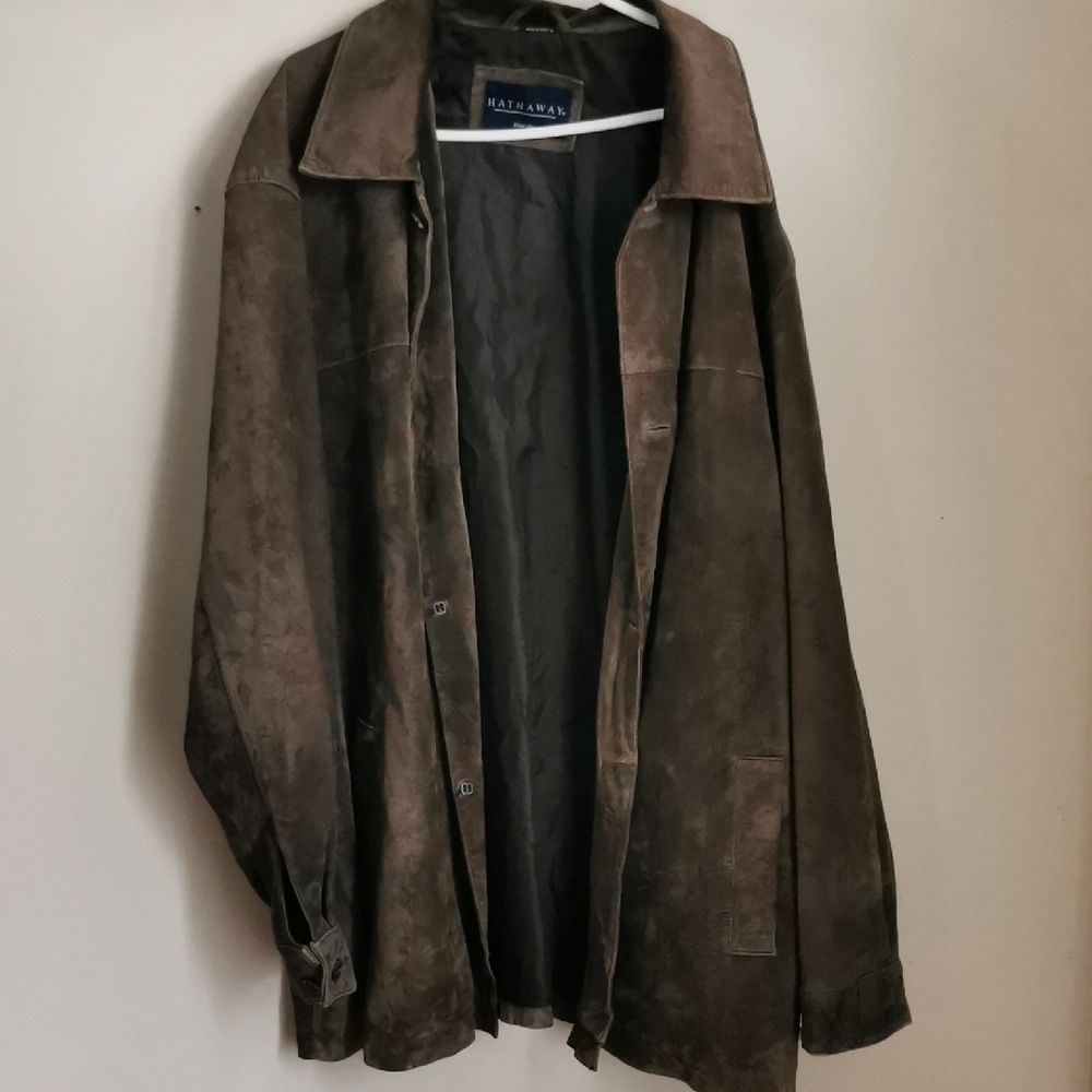 Hathaway Men's Suede Shirt Jacket - Brown